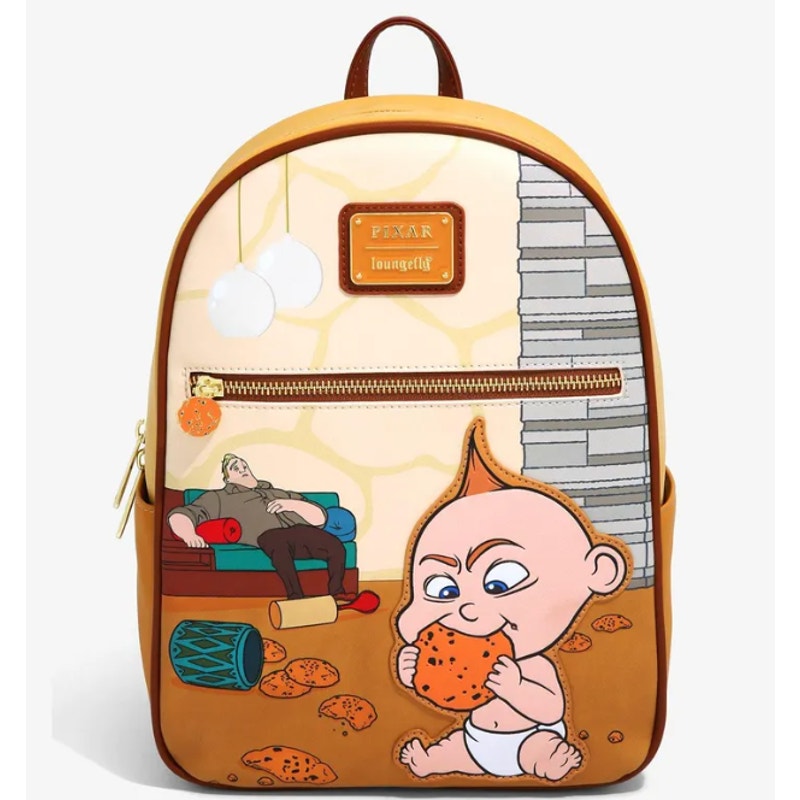 Loungefly Disney Pixar The Incredibles 2 Mini Backpack Jack-Jack Cookie Racoon